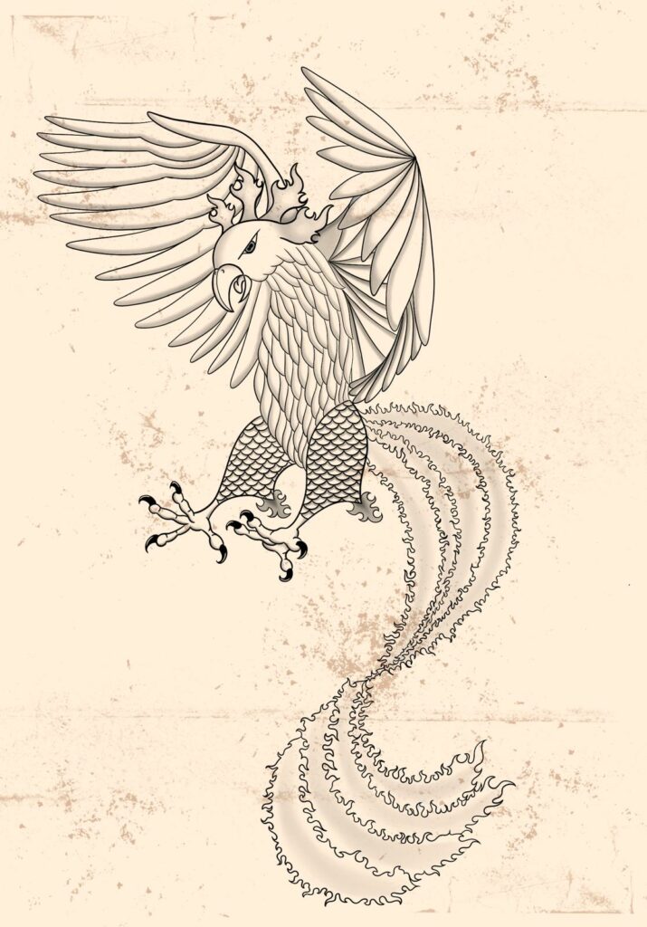 tatouages et illustrations phoenix